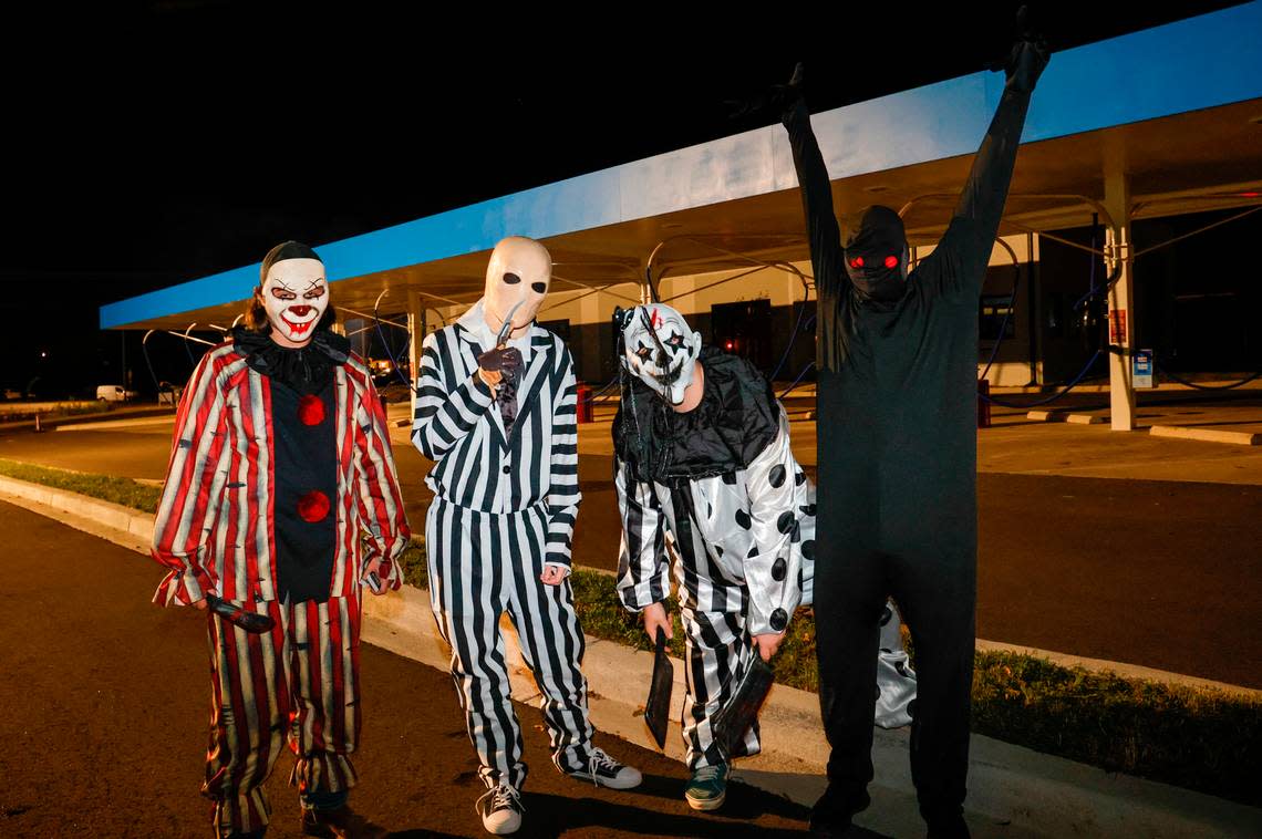 Hurricane Express Wash hires seasonal workers to staff the car wash during the haunted car wash experience through Halloween.