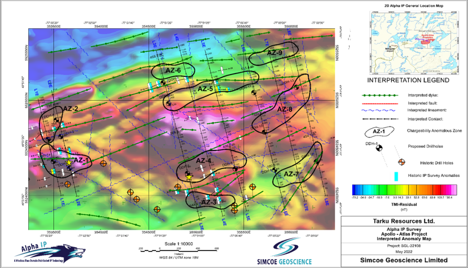 Tarku Resources ltd, Thursday, May 26, 2022, Press release picture