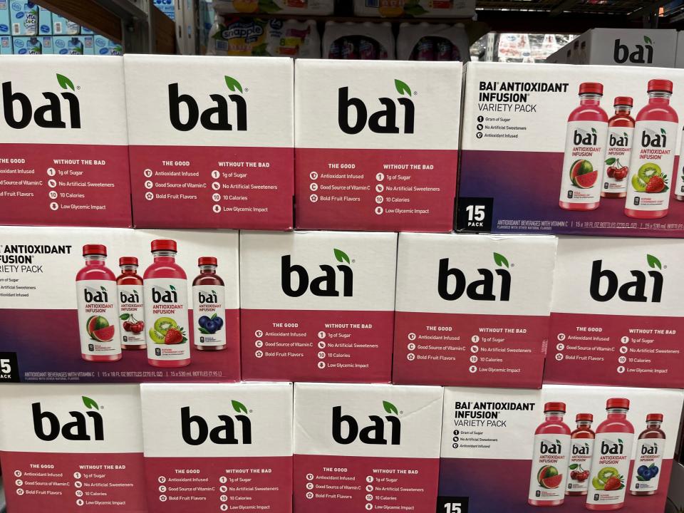 Display of Bai beverages