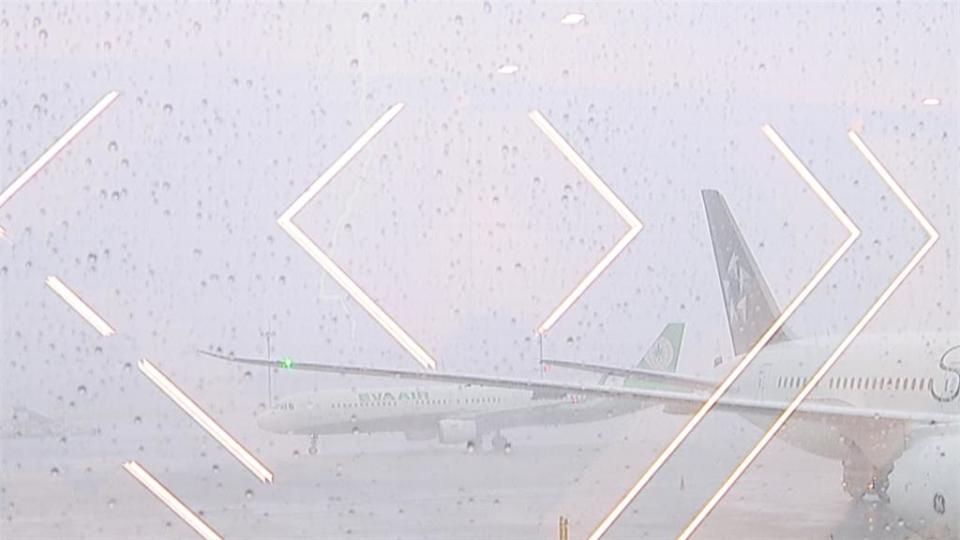 豪雨轟炸松機航厦「漏水」　地面作業暫停3航班轉降