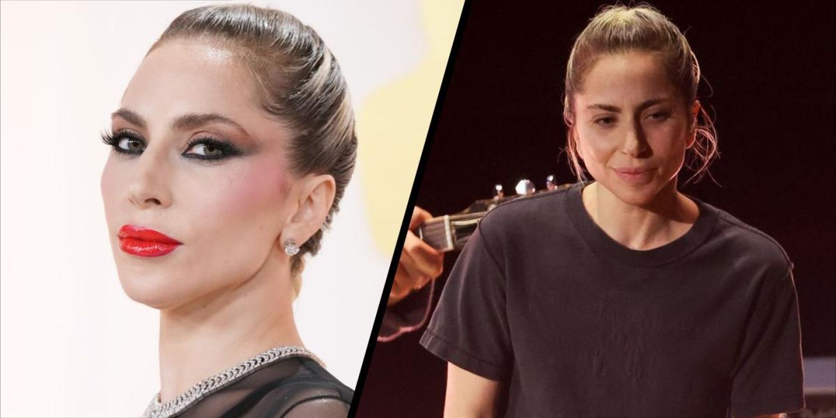 Lady Gaga removed her make-up for a raw, unfiltered performance at the  Oscars