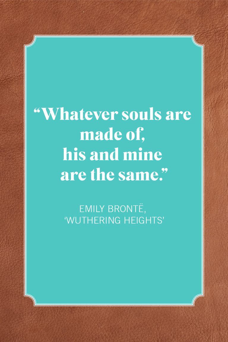 valentines day quotes for friends emily brontë, 'wuthering heights'