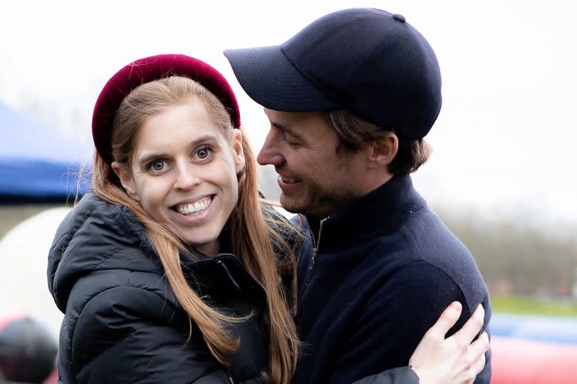 Princess Beatrice of York and her husband Edoardo Mapelli Mozzi.