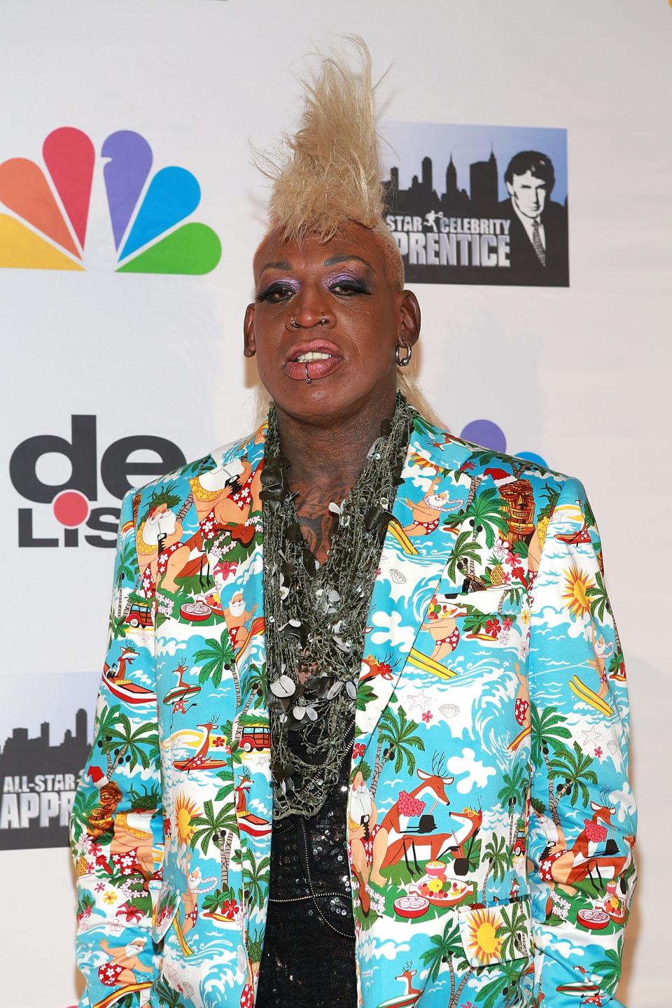 Dennis Rodman. Yup, he's an alien.