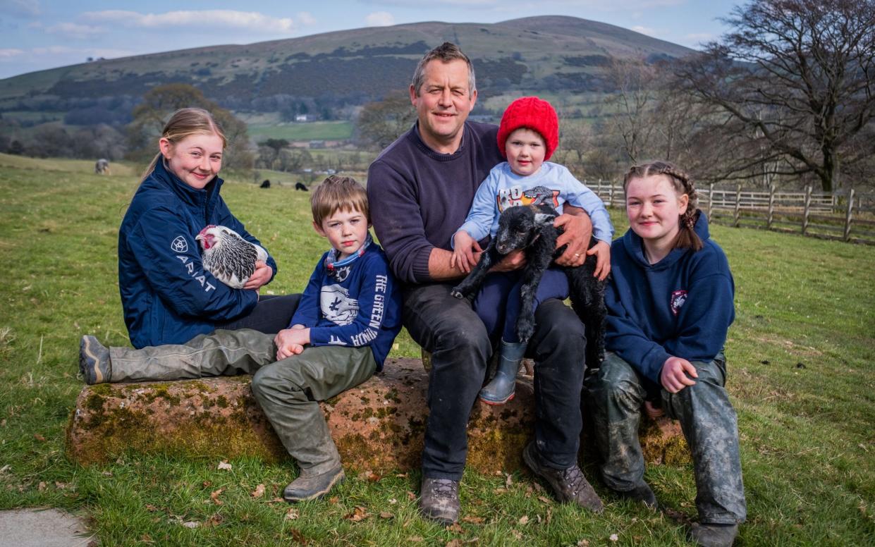 James Rebanks and his family - Chris Watt 