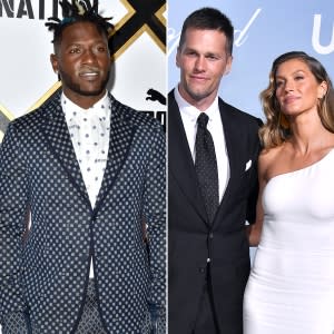 Antonio Brown Shades Former Teammate Tom Brady and Gisele Bundchen Living Separately Amid Split Rumors