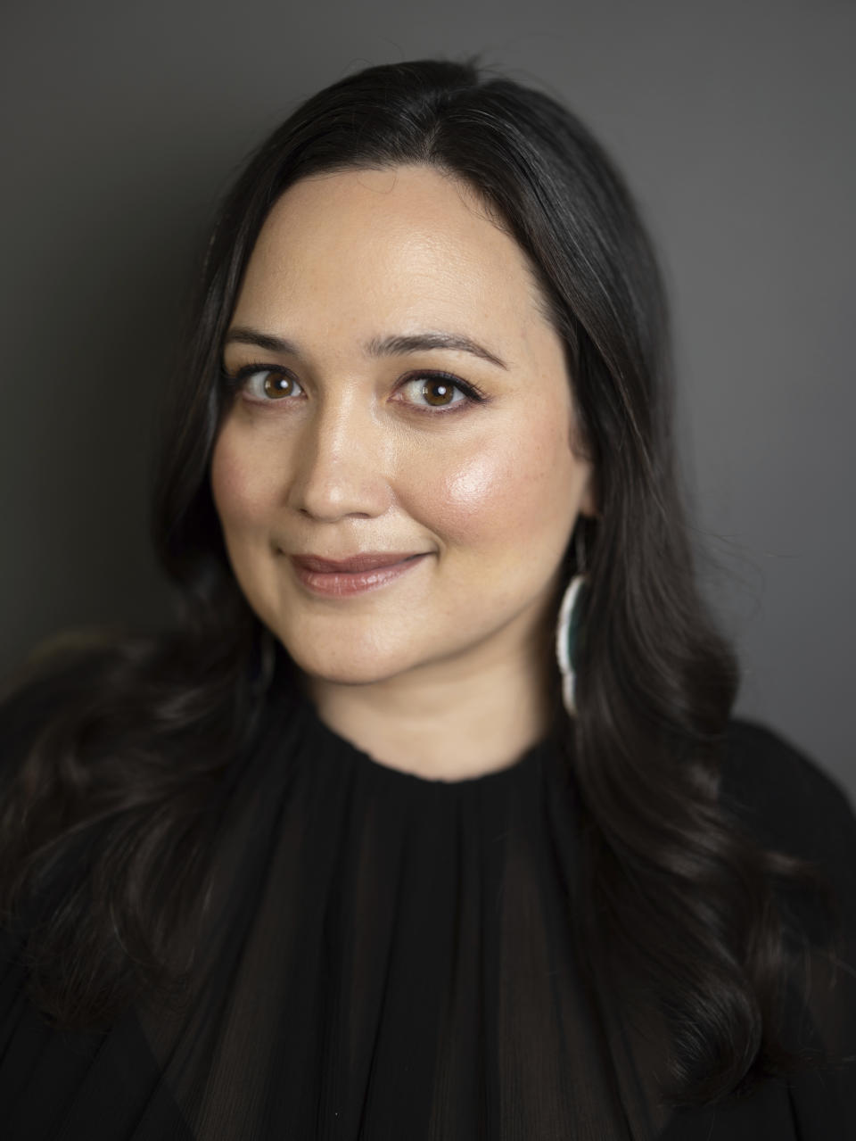 Lily Gladstone poses for a portrait to promote the film "Fancy Dance" on Sunday, June 16, 2024, in New York. (Photo by Matt Licari/Invision/AP)