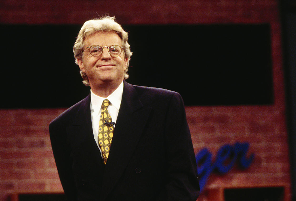 TV Host Jerry Springer on Set (Ralf-Finn Hestoft / Corbis via Getty Images)