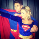 Celebrity photos: TOWIE’s Sam Faiers and Joey Essex decided to dress up as super heroes for a trip to Alton Towers. As you do.