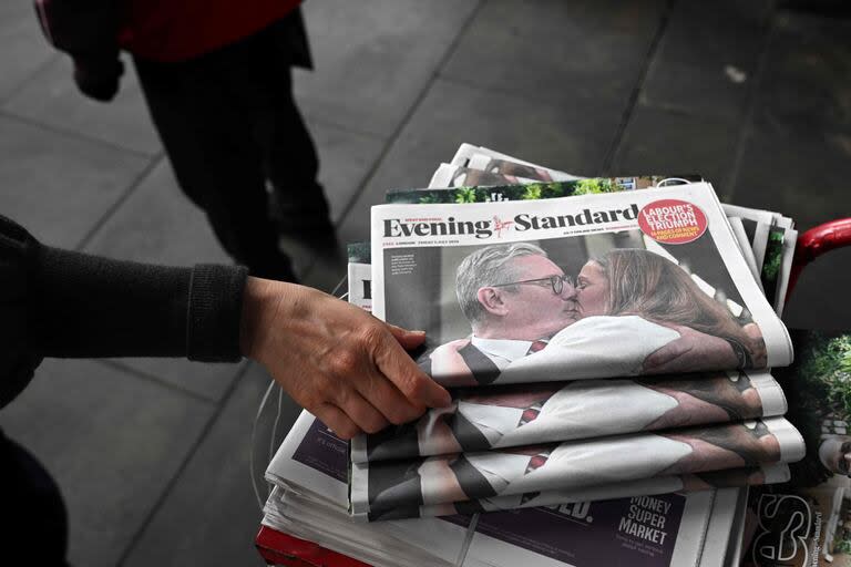 La prensa británica destacó el triunfo contundente de Keir Starmer