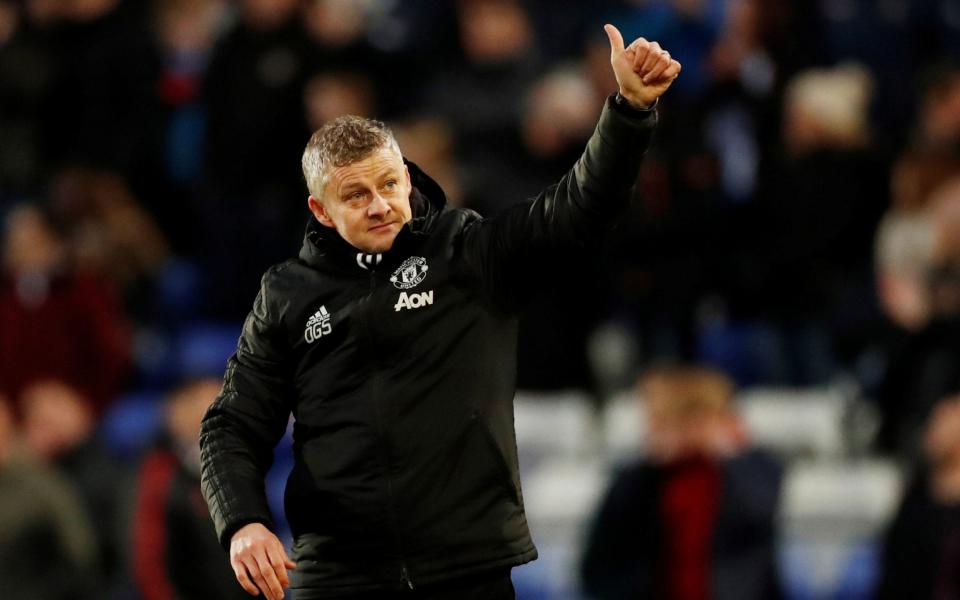 Ole Gunnar Solskjaer was pleased Man Utd could relieve the pressure by progressing in the cup - Action Images via Reuters