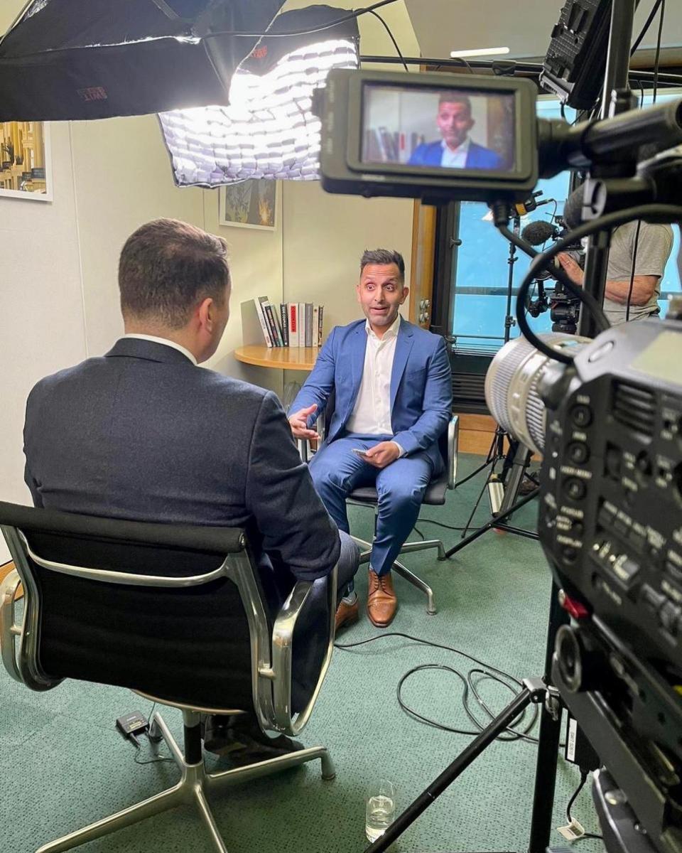 Bradford Telegraph and Argus: Dr Amir Khan interviews Wes Streeting, shadow health secretary, for the programme