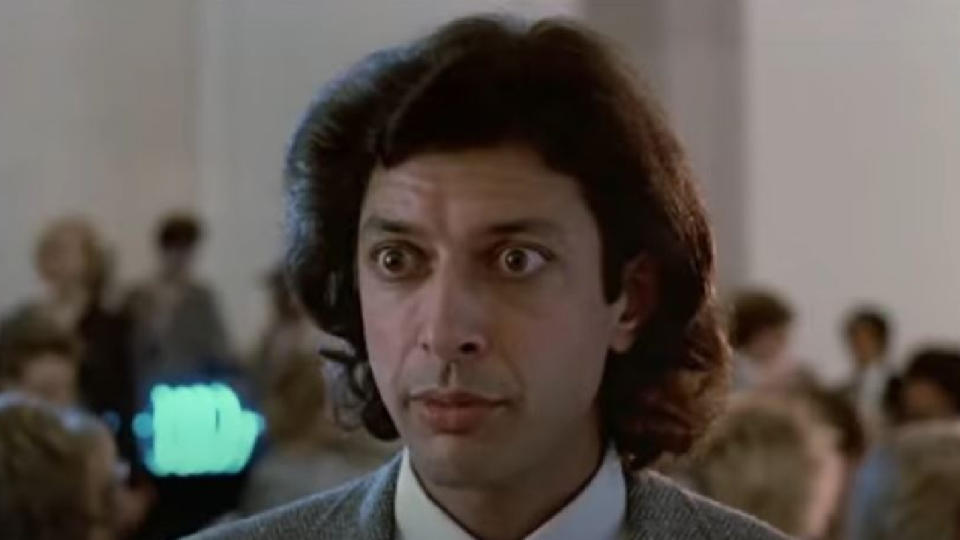 Jeff Goldblum in The Fly.