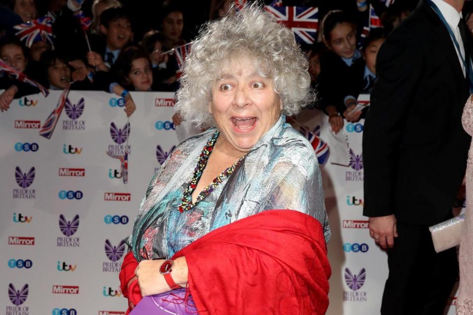 Fart the pain away: Miriam Margolyes (Getty Images)