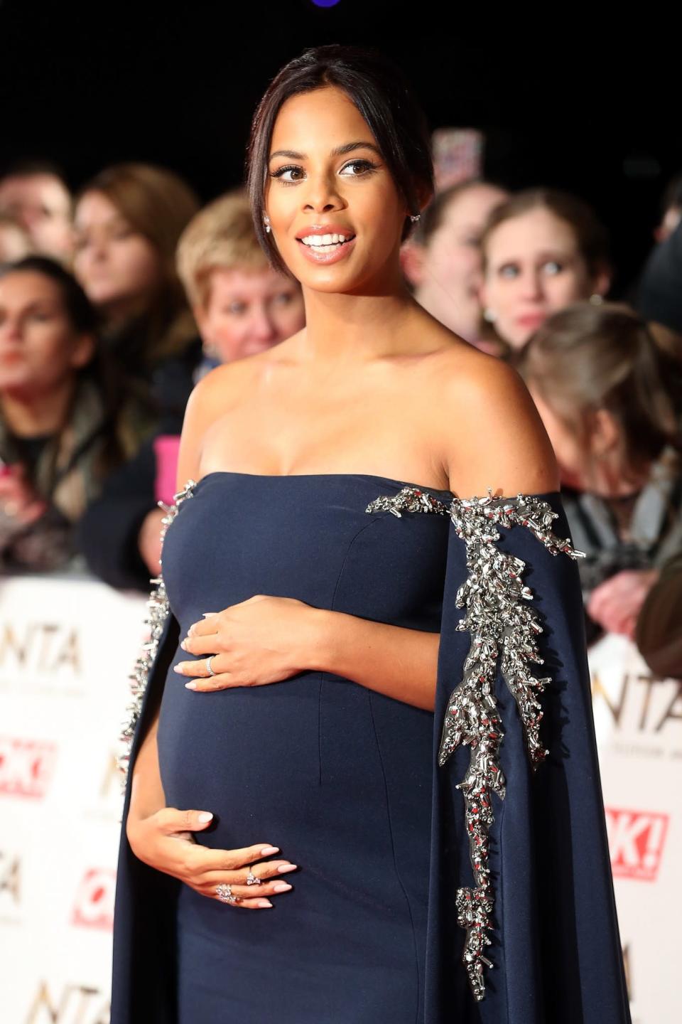 <p>Now: Rochelle joined Frankie as a member of The Saturdays. She also now goes by the name Rochelle Humes, after marrying JLS star Marvin Humes, she is currently pregnant with their second child. [Photo: Getty] </p>