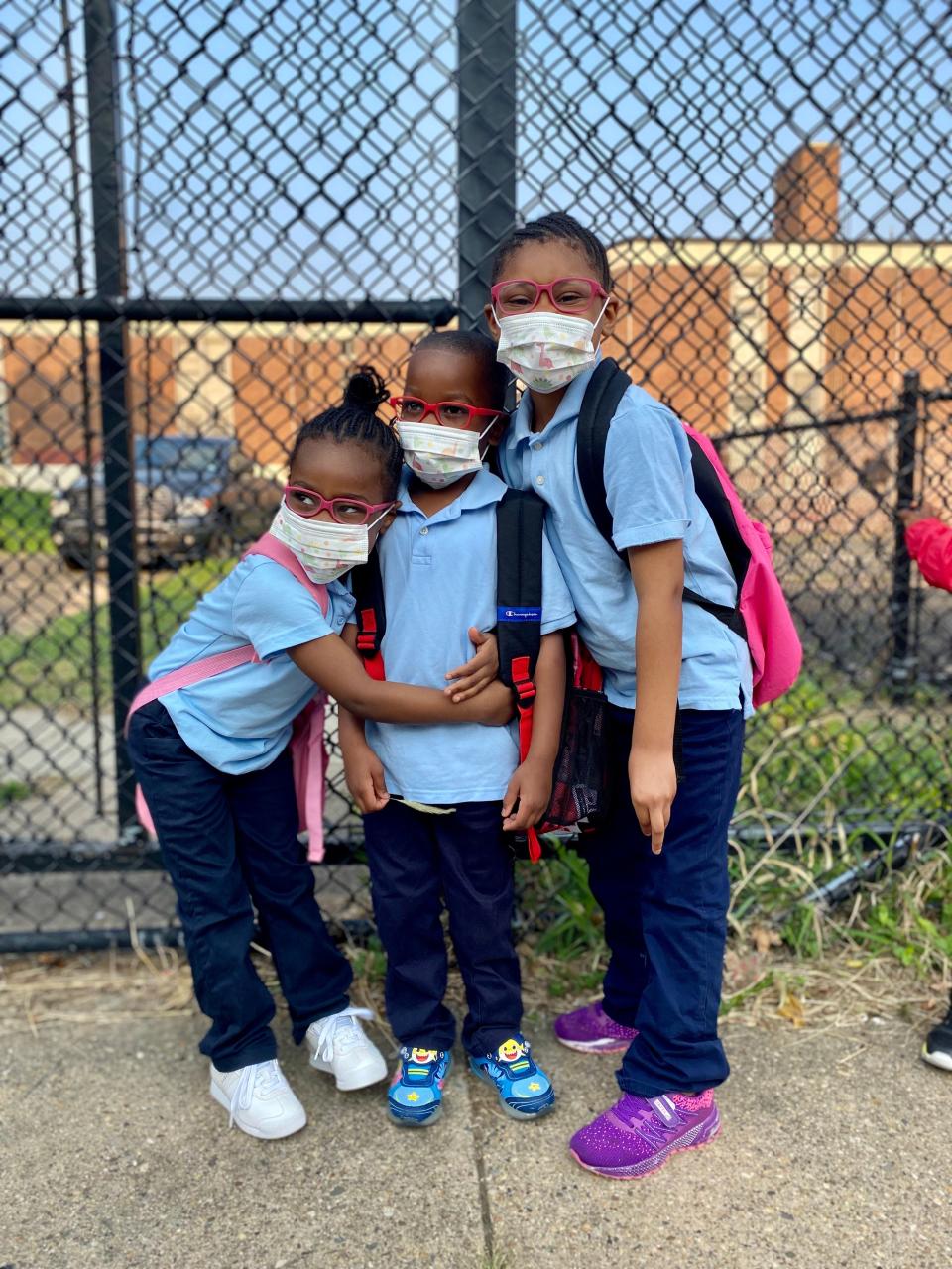 Martiza Guridy's three youngest children, whom she either adopted or is fostering, attend public school in North Philadelphia.