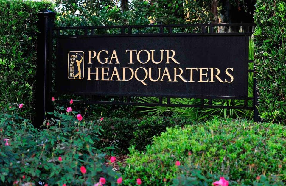 Sam Greenwood/Getty Images The PGA Tour is headquartered in Ponte Vedra Beach, Florida. Its golf tournaments are played around the world, but concentrated in the US.