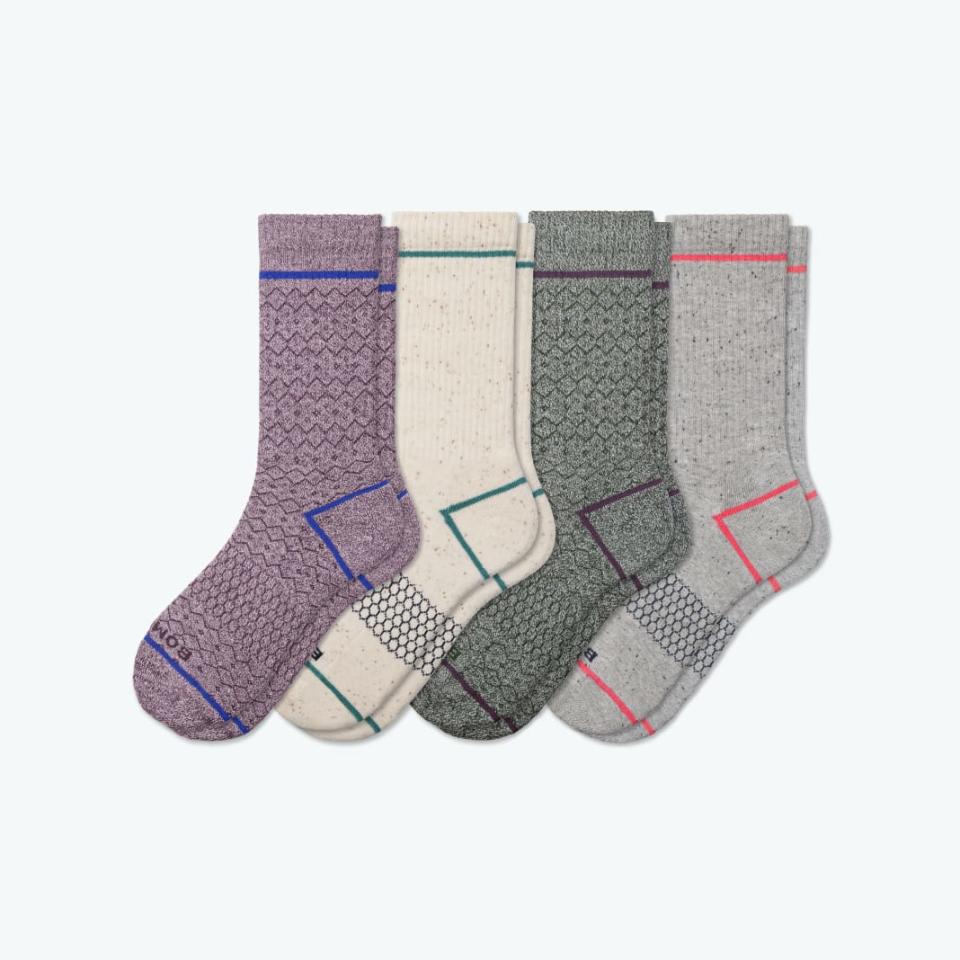 <p><a href="https://go.redirectingat.com?id=74968X1596630&url=https%3A%2F%2Fbombas.com%2Fproducts%2Fwomens-holiday-calf-sock-4-pack%3Fvariant%3Dplum-olive-mix%26size%3Dm&sref=https%3A%2F%2Fwww.goodhousekeeping.com%2Fholidays%2Fgift-ideas%2Fg41376875%2Fgifts-for-women-in-their-30s%2F" rel="nofollow noopener" target="_blank" data-ylk="slk:Shop Now;elm:context_link;itc:0;sec:content-canvas" class="link ">Shop Now</a></p><p>Merino Wool Adventure Calf Sock, 4 Pack</p><p>bombas.com</p><p>$60.80</p>