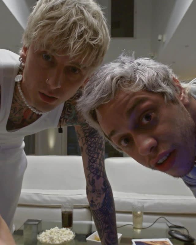 <p><strong>Models and photographers</strong>: Pete Davidson and Machine Gun Kelly</p><p>The friends are the latest models for Calvin Klein and have taken over the brand's Instagram account.</p><p>'Did we nail it or did we nail it, [sic]' they captioned the Instagram post of themselves wearing their Calvin Klein ensembles. 'Should we remake zoolander, [sic]' the musician later commented on the post.</p><p>The pair also filmed an Instagram Live on December 6 in which they stripped off to their boxer shorts and ate popcorn. </p><p><a href="https://www.instagram.com/p/CXKctUYjP48/" rel="nofollow noopener" target="_blank" data-ylk="slk:See the original post on Instagram;elm:context_link;itc:0;sec:content-canvas" class="link ">See the original post on Instagram</a></p>