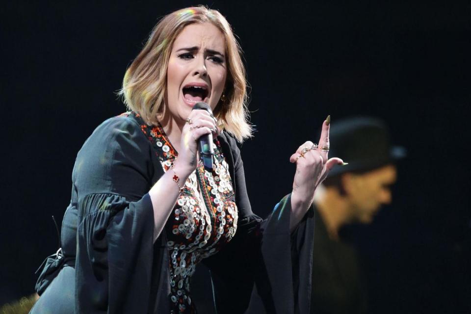 Adele was among musicians paid a record £605m in royalties this year (PA Wire/PA Images)