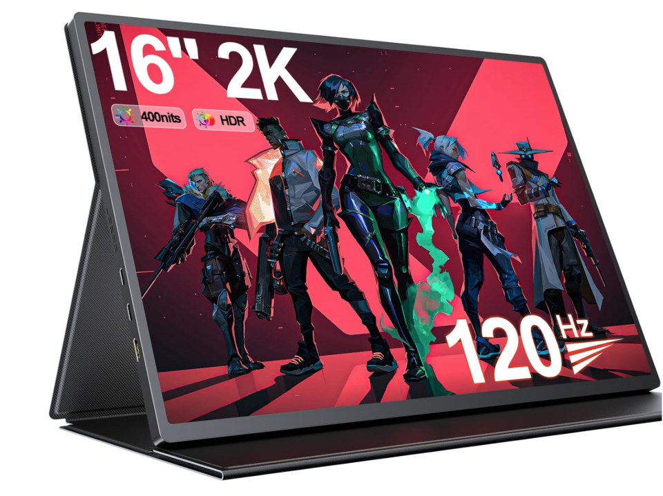 
UPERFECT 2K QHD Portable Gaming Monitor, 120Hz, 2560 x 1600p, 16