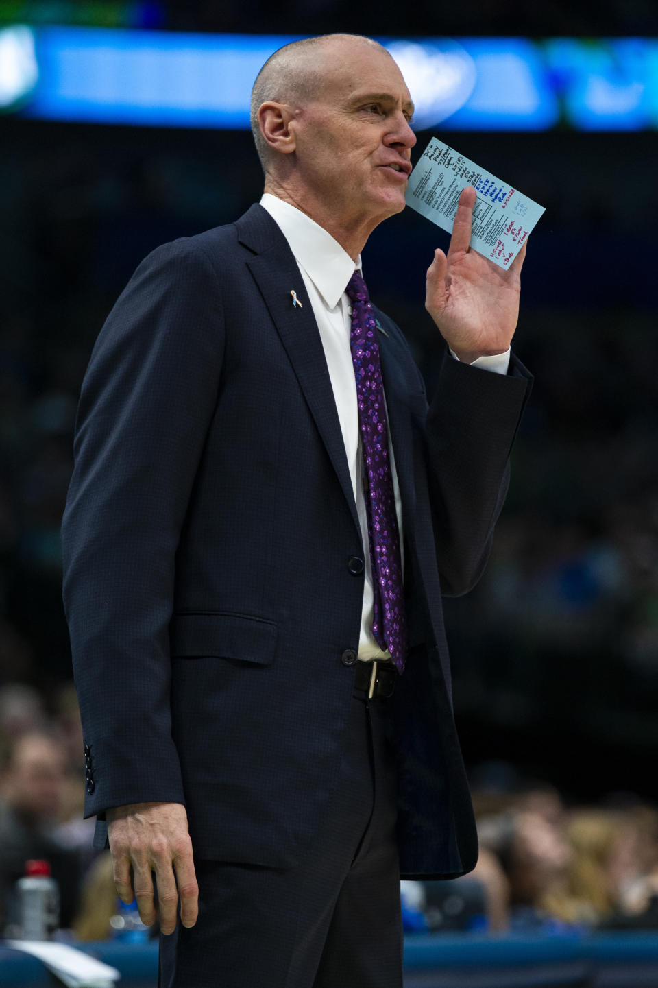 Dallas Mavericks head coach Rick Carlisle gives instructions to his team during the third quarter of an NBA basketball game against the New Orleans Pelicans Saturday, Dec. 7, 2019 in Dallas. (AP Photo/Sam Hodde)