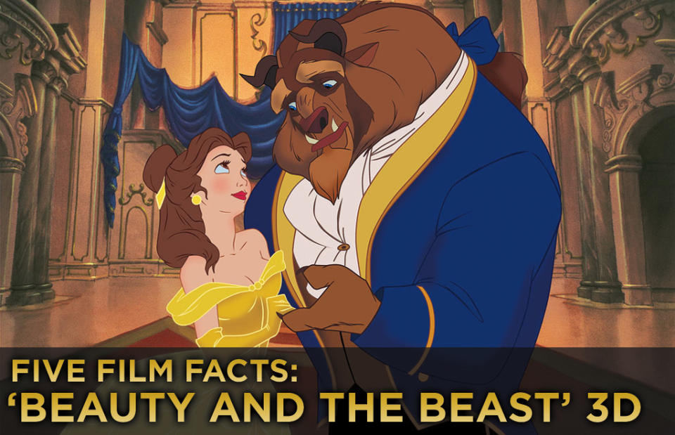 five film facts Beauty and the Beast 3d