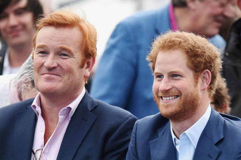 Mark Dyer and Prince Harry | DOMINIC LIPINSKI/AFP via Getty Images