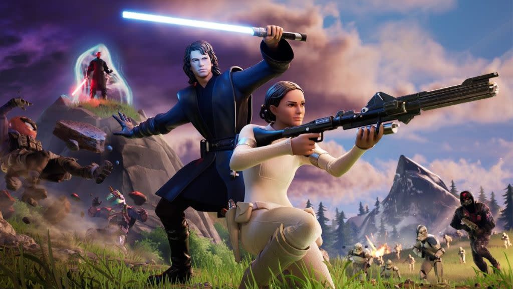 fortnite where to find star wars lightsabers