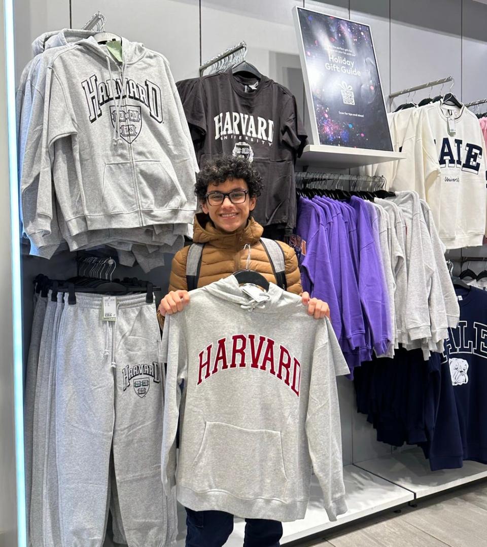 Roberto Quesada, a Harvard-bound 2023 graduate of Brooklyn Technical High School in New York.