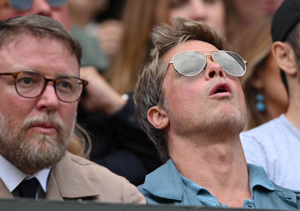 Brad Pitt en Wimbledon