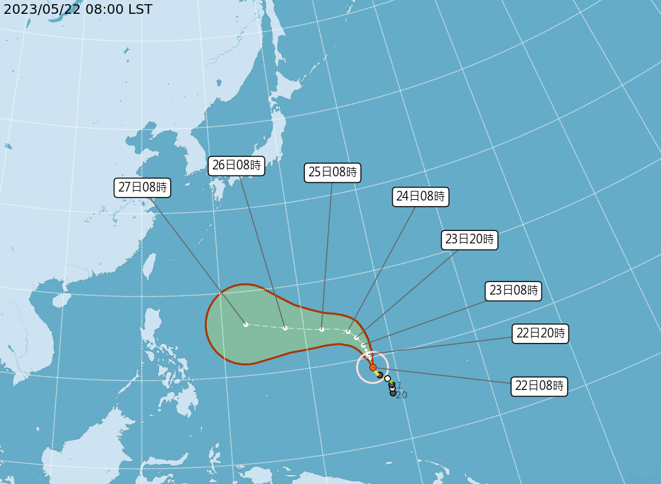 （圖取自中央氣象局網站）