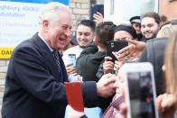 <p>But Meghan isn’t the only royal family member who’s let the autograph rule slide—in 2010, Prince Charles signed his name for a young boy who lost his home to a flood in Cornwall. “'Can I be really cheeky please sir and can I have your autograph for my young son Tom?” <a href="http://www.dailymail.co.uk/news/article-1331747/Prince-Charles-breaks-royal-protocol-signs-autograph-Cornwall-flood-hit-family.html" rel="nofollow noopener" target="_blank" data-ylk="slk:his mother asked the prince;elm:context_link;itc:0;sec:content-canvas" class="link ">his mother asked the prince</a>. Not only did he oblige, but Charles also apologized for the “shaky writing,” saying he “never writes standing up.”</p>