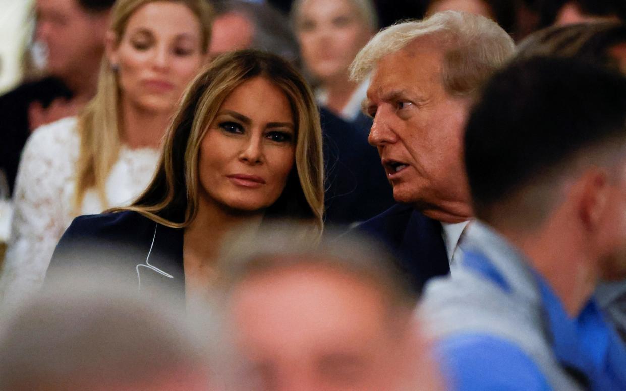 Melania Trump and Donald Trump