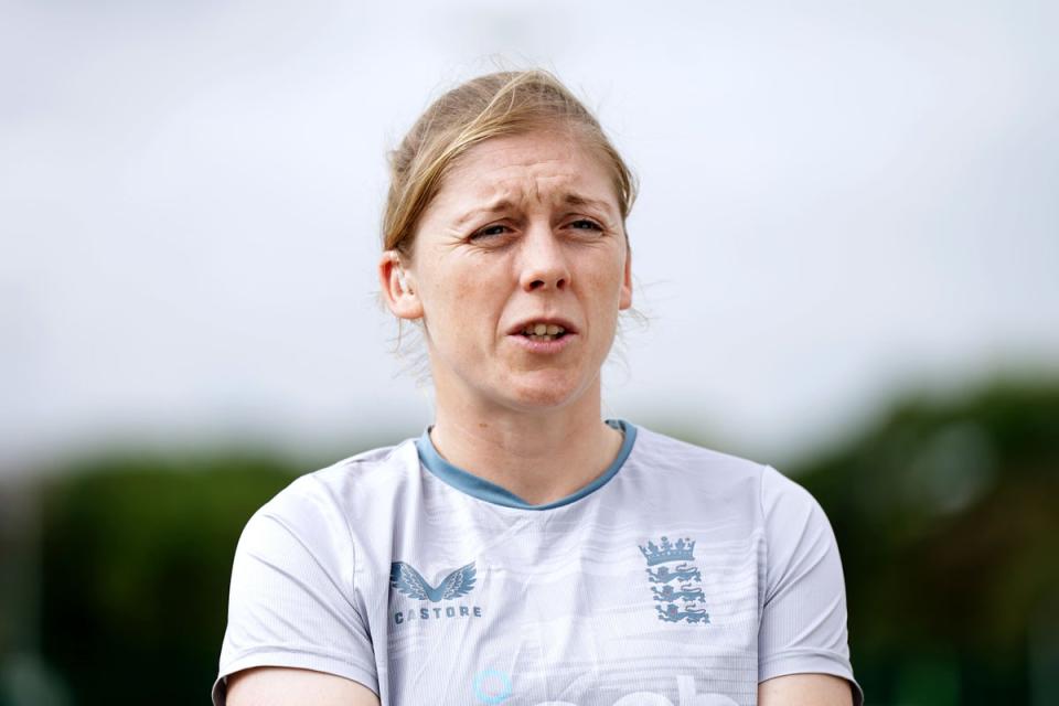 Heather Knight has high hopes for her England team (Aaron Chown/PA) (PA Wire)