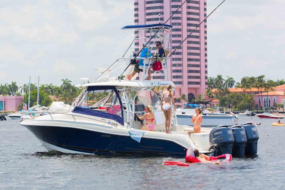 <p>Getty</p> Boca Raton boats on May 12, 2013.