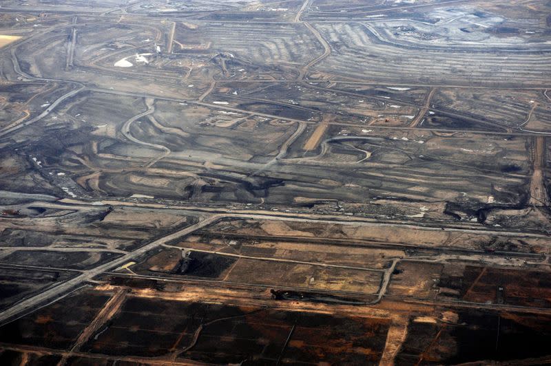 FILE PHOTO: The Syncrude tar sands mine north of Fort McMurray.