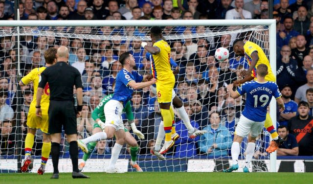 Jean-Philippe Mateta scores for Crystal Palace