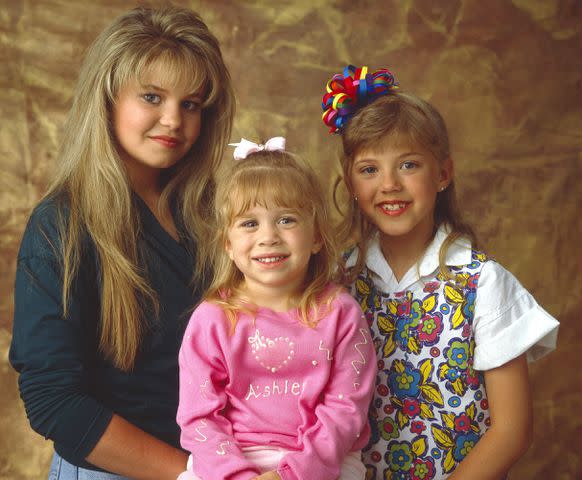 <p>ABC Photo Archives/Disney General Entertainment Content via Getty</p> Candace Cameron Bure, Ashley Olsen and Jodie Sweetin in 1990.