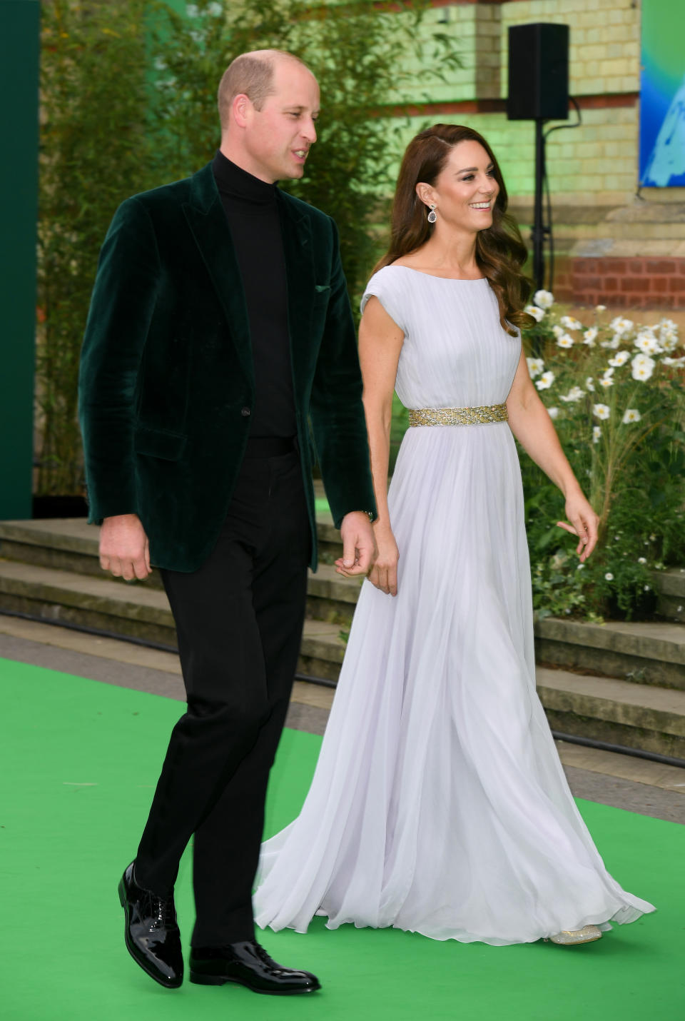 Prince William and Kate Middleton attend the 2021 Earthshot Prize ceremony at Alexandra Palace in London. - Credit: Splash