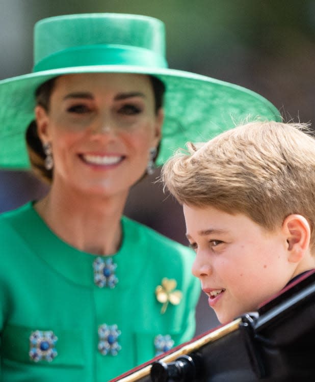 Kate Middleton y el príncipe George 