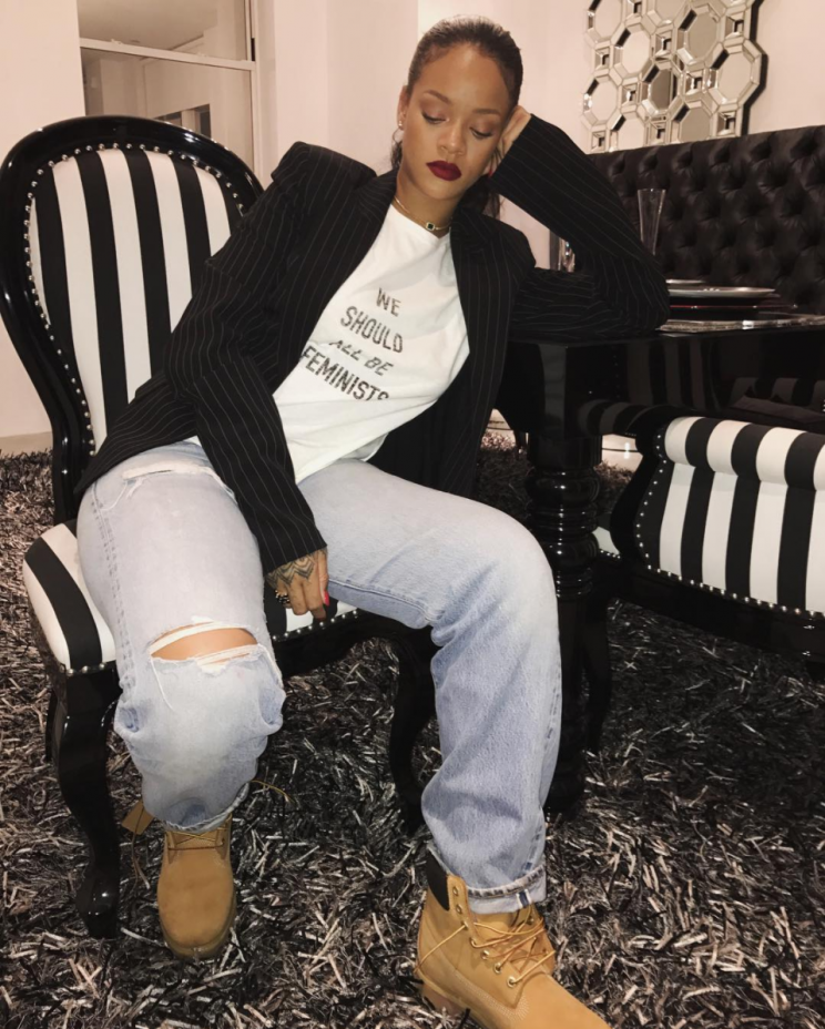 rihanna dior feminist t-shirt