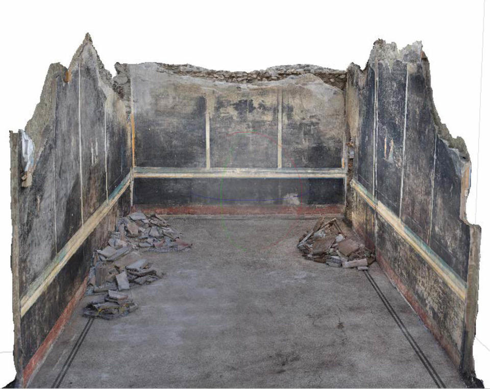 An overview of the salon in Pompeii. (Parco Archeologico di Pompei)