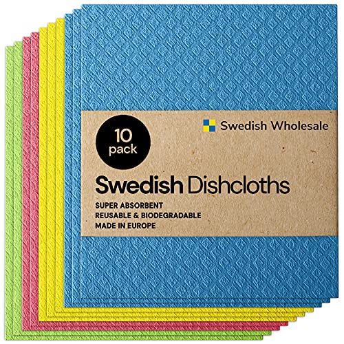 <p><strong>Swedish Wholesale</strong></p><p>amazon.com</p><p><strong>$20.95</strong></p><p><a href="https://www.amazon.com/dp/B07GX6TRQX?tag=syn-yahoo-20&ascsubtag=%5Bartid%7C2140.g.43316263%5Bsrc%7Cyahoo-us" rel="nofollow noopener" target="_blank" data-ylk="slk:Shop Now;elm:context_link;itc:0;sec:content-canvas" class="link ">Shop Now</a></p><p>Swedish dishcloths might just replace paper towels in your household. The absorbent cloths act like paper towels when drying up spills or wiping dishes clean. However, once they're dirty, you can clean them in the washing machine and reuse them over and over. This video from TikTok user <a href="https://www.tiktok.com/@krysgier/video/7135489604840344878" rel="nofollow noopener" target="_blank" data-ylk="slk:@krysgier;elm:context_link;itc:0;sec:content-canvas" class="link ">@krysgier</a> shows just how easy a Swedish dishcloth is to use. </p>