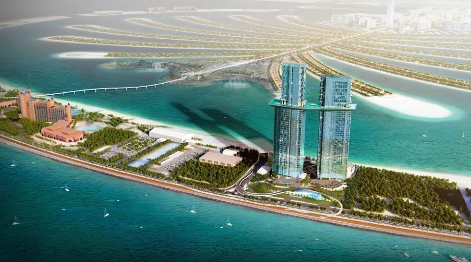 CGI of Aerial View of PALM360