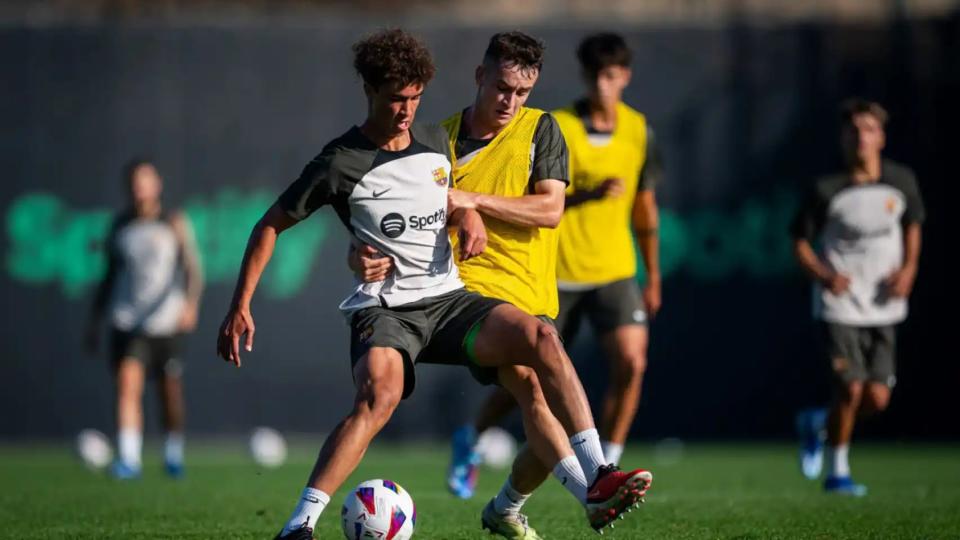 17-year-old midfielder in with a chance of earning first team promotion at Barcelona