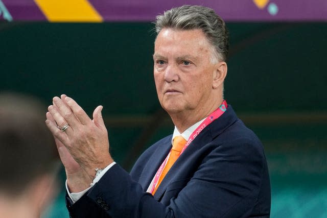 Netherlands manager Louis van Gaal