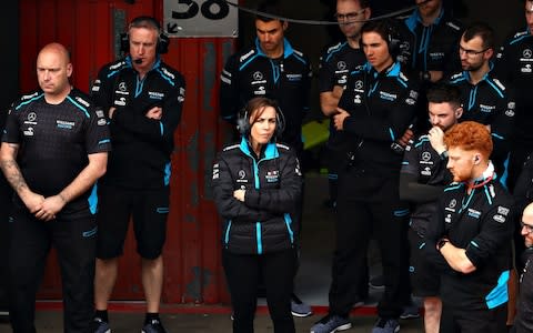 Claire Williams took over as deputy team principal in 2013, assuming day-to-day running of the team from her father, Sir Frank - Credit: GETTY IMAGES