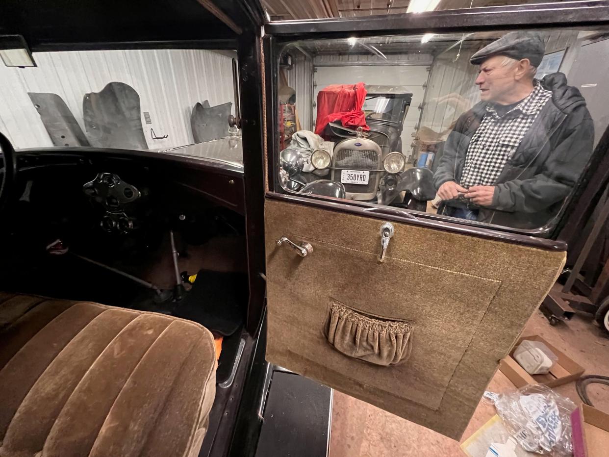 Chuck Bowman has a passion for collectible antique Fords.