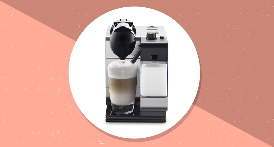 Nespresso by De'Longhi Lattissima Plus Espresso and Cappuccino Machine. (Photo: Amazon/Yahoo Lifestyle)